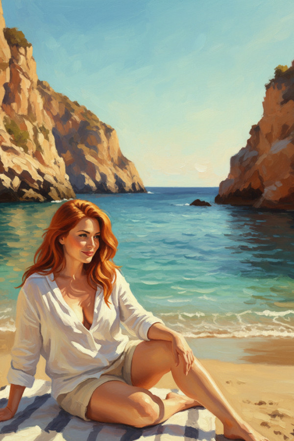 Couverture de Partouze à la plage avec ma tante., par Guépiere