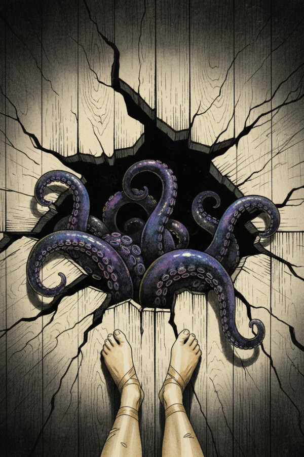 Couverture de L’étreinte des tentacules, par JonBirdAuteur