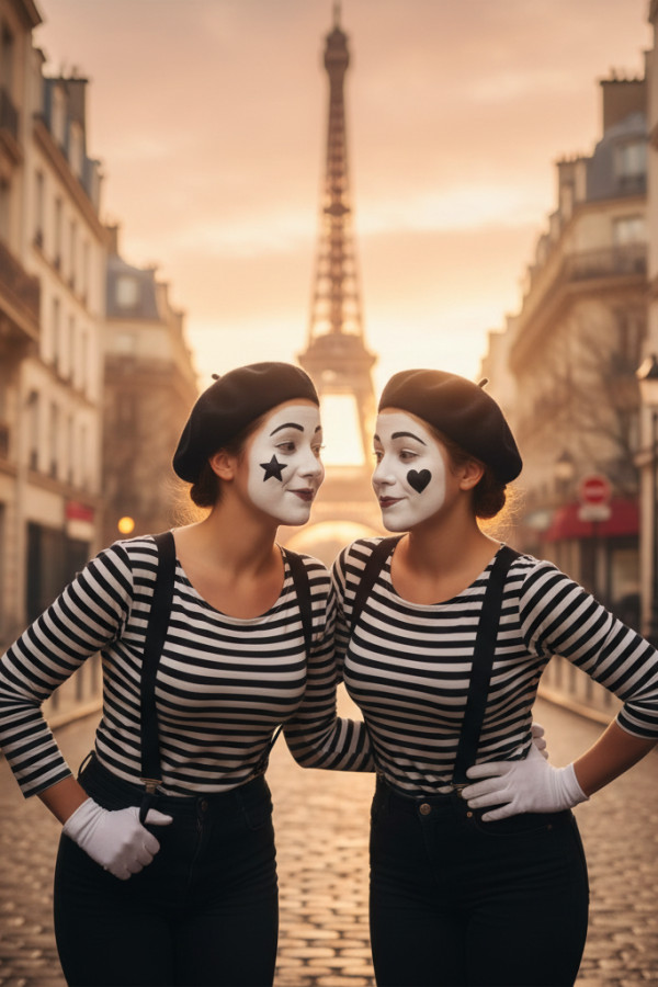 Couverture de Les mimes, par KatieAndSonia
