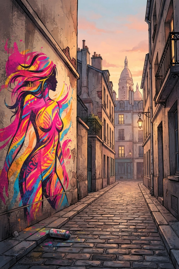 Couverture de Graffiti, par KatieAndSonia