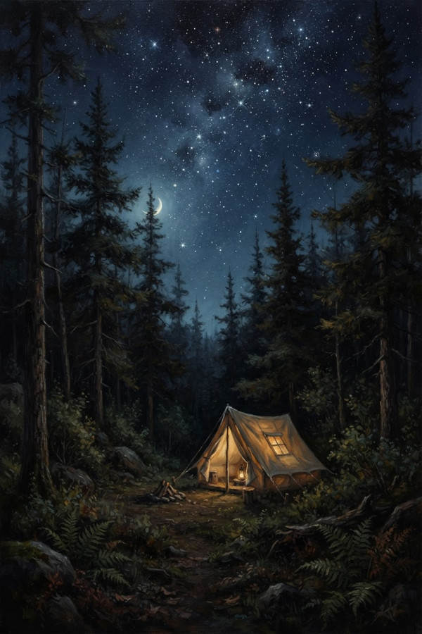 Couverture de Camping "seuls au monde", par T00334