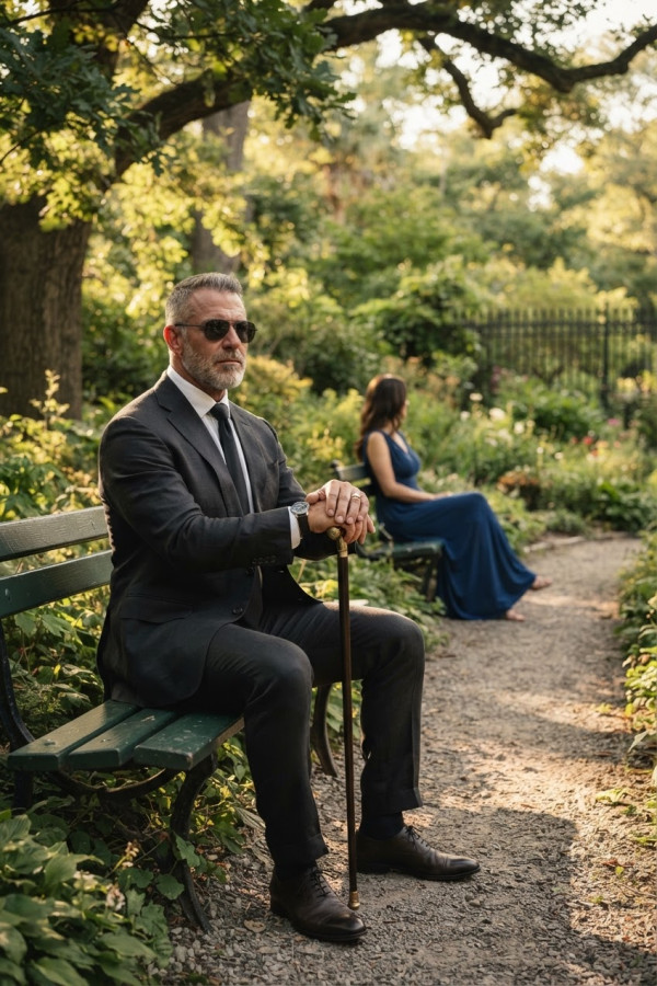 L'homme sur le banc — par Momonique57 — © XStory-fr.com