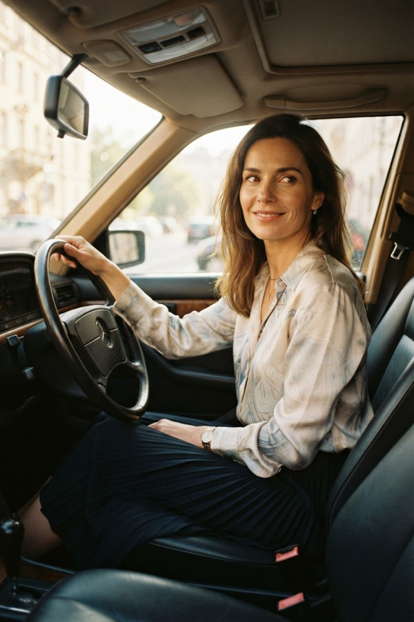 La conductrice et son co-voitureur — par Spector — © XStory-fr.com