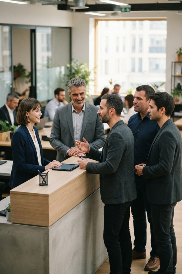 La petite nouvelle de l'agence — par nusab26 — © XStory-fr.com