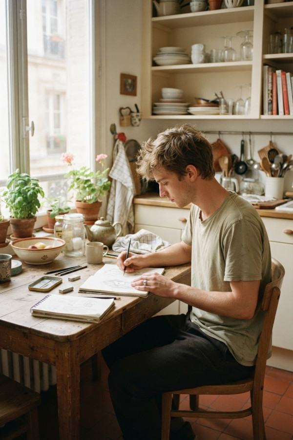 Un étudiant à la maison — par Eden_R — © XStory-fr.com