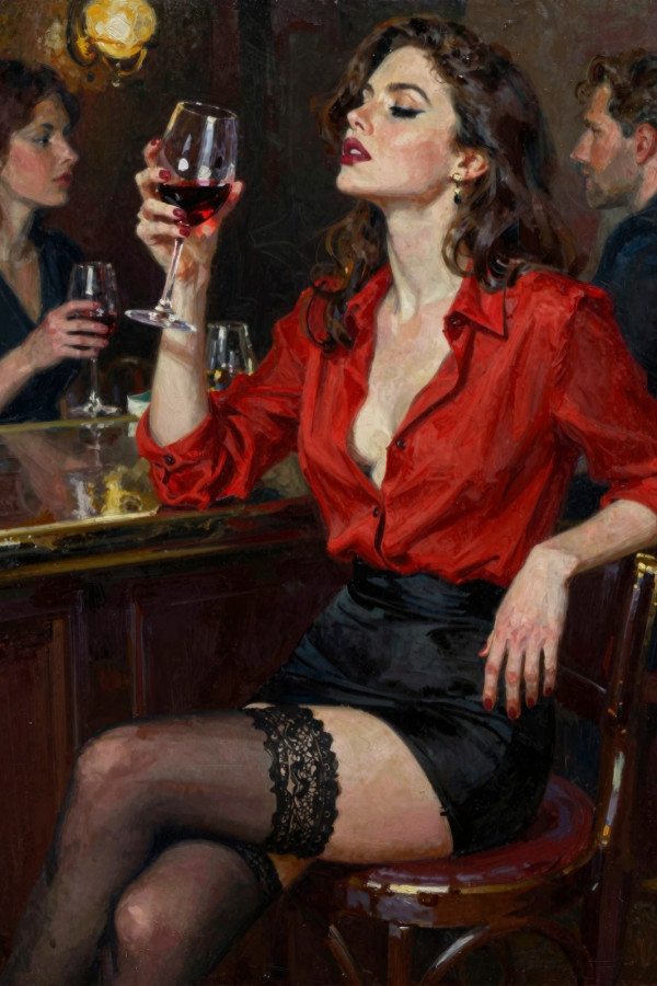Couverture de OS - Jeu au bar, par cocolst