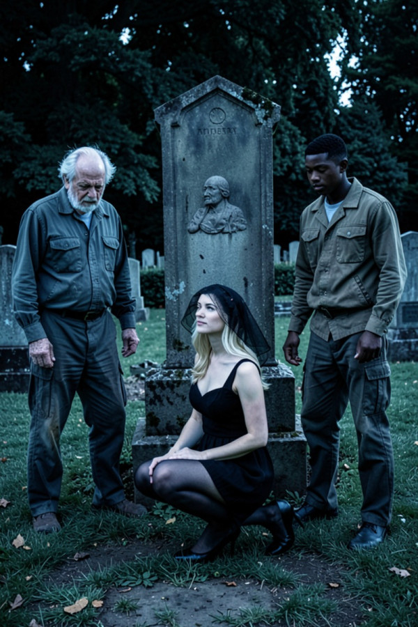 Au cimetière — par Noirs-Desirs — © XStory-fr.com