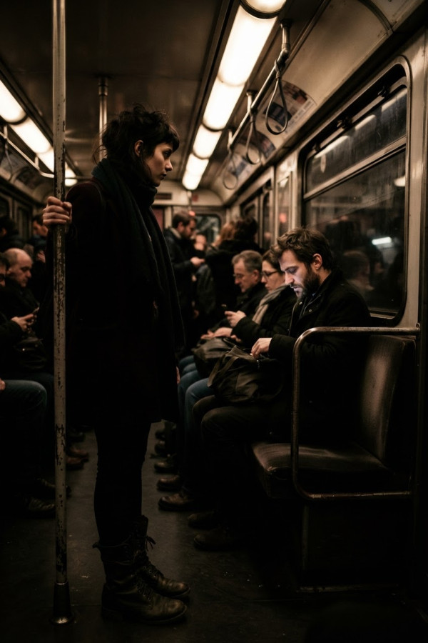 Qui a dit que le métro était ennuyeux ? — par Gabin_feet_lover — © XStory-fr.com