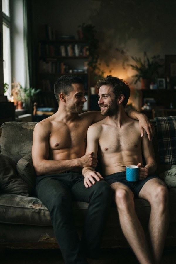 Mon pote hétéro m’a arrosé le visage… et j’ai adoré — par Alex33 — © XStory-fr.com