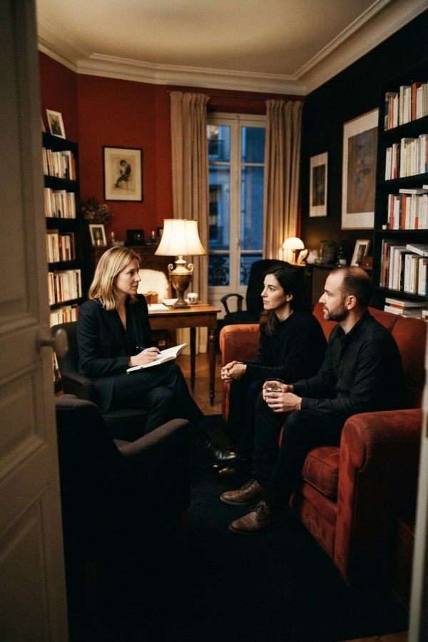 Couverture de Thérapie de couple, par OliH